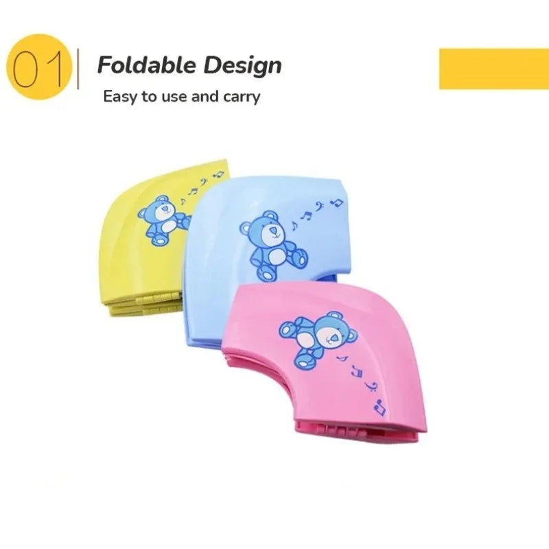 Portable Kids Travel Potty Seat Pad Baby Folding Toilet Training Seat Cover Toddler Urine Assistant Cushion Children Pot Seater
